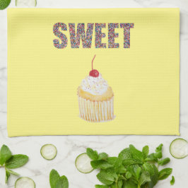 Cupcake Sweet Sprinkles Kitchen Towel Theedoek