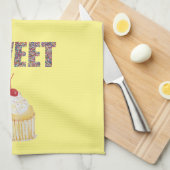 Cupcake Sweet Sprinkles Kitchen Towel Theedoek (Quarter Fold)