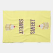 Cupcake Sweet Sprinkles Kitchen Towel Theedoek (Horizontaal)