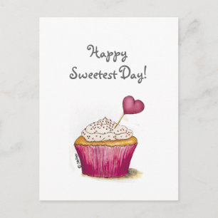 Cupcake - Sweetest Day Briefkaart