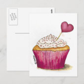 Cupcake - Sweetest Day Briefkaart (Voorkant / Achterkant)