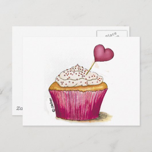 Cupcake - Sweetest Day Briefkaart (Voorkant / Achterkant)
