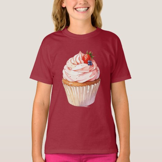 Cupcake t-shirt (Voorkant)