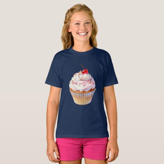 Cupcake T-shirt (Voorkant volledig)