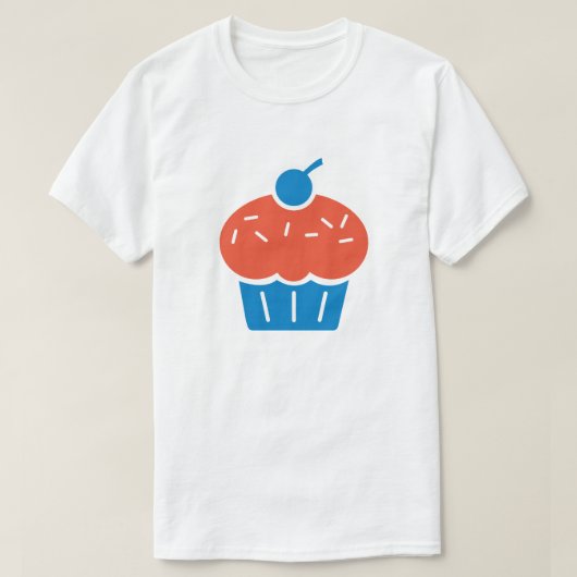 Cupcake T-Shirt (NBA, Kevin Durant, OKC, KD) (Design voorkant)