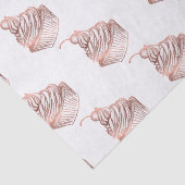 Cupcake taarten & snoepjes Home Bakkerij Rustiek Tissuepapier (Detail)