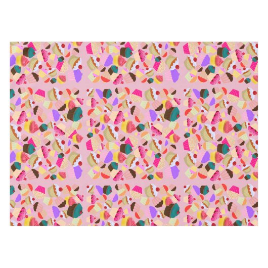 Cupcake Tafelkleed (Voorkant (Horizontaal))