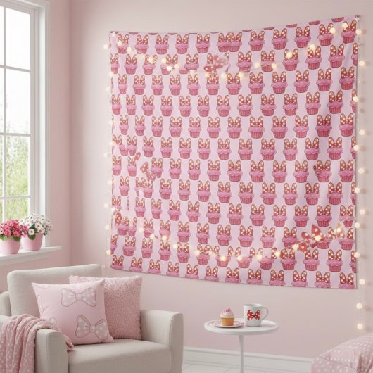 Cupcake-tapijt Wandkleed