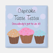 Cupcake Taste Tester Magneet (Voorkant)