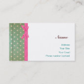 Cupcake-template voor visitekaartjes (Achterkant)