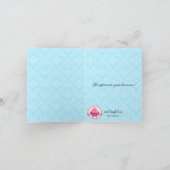 Cupcake Thank You Cards Couture Bedankkaart (Binnen)