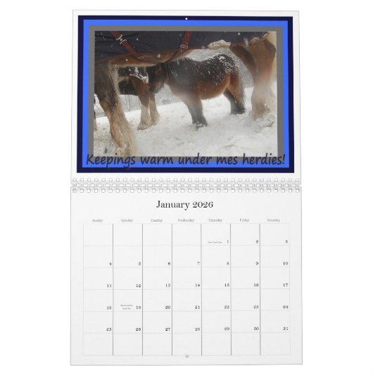 Cupcake the Herdmaster Calendar Kalender (Jan 2026)