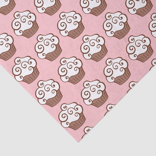 Cupcake-themapapier Tissuepapier (Detail)