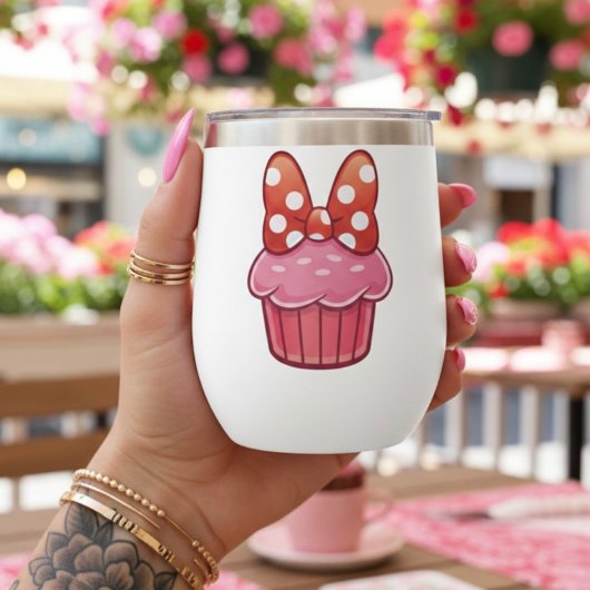 Cupcake Thermisch Wijnbekertje