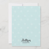 Cupcake Thleed Birthday Party Invitations Kaart (Achterkant)