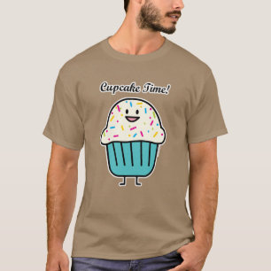 Cupcake Tijd met sproinkles snotje T-shirt