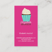 Cupcake Topper Visitekaartje (Achterkant)