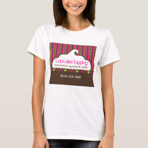 Cupcake Topping Retro T-shirt