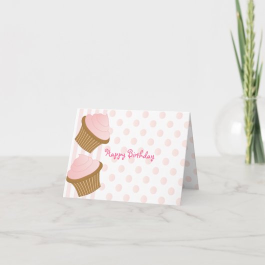Cupcake Toss Kaart (Voorkant)