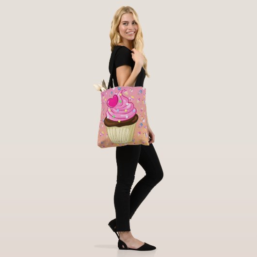 Cupcake Tote Bag (Op model)