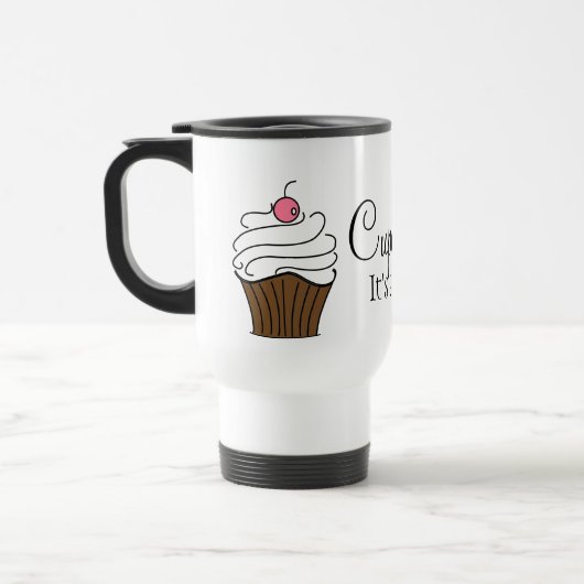 Cupcake Travel Mug Reisbeker (Links)
