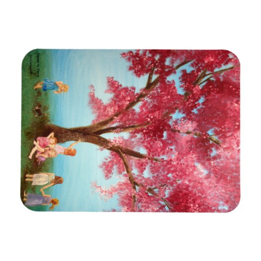 "cupcake tree" magneet (Horizontaal)