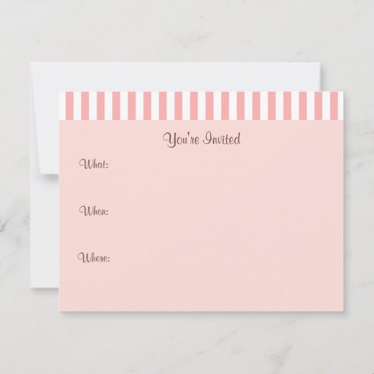 Cupcake-uitnodiging Kaart (Achterkant)