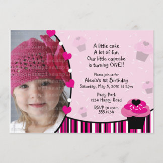 Cupcake Uitnodiging of Hartelijk dank