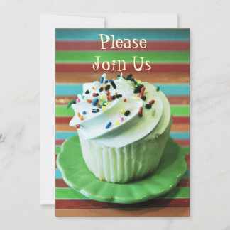 Cupcake Uitnodiging Sjabloon
