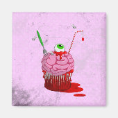 Cupcake van de doden magneet (Voorkant)