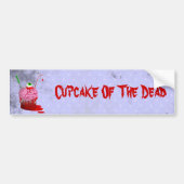 Cupcake van de dood bumpersticker (Voorkant)