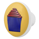 Cupcake van Kenneth Yoncich Keramische Knop (Rechts)