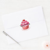 Cupcake Verjaardag Stickers (Envelop)