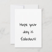 Cupcake verjaardagswens kaart (Achterkant)