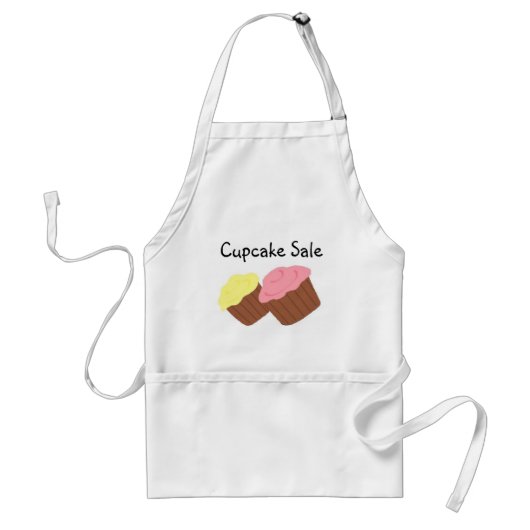 Cupcake Verkoop Standaard Schort (Voorkant)
