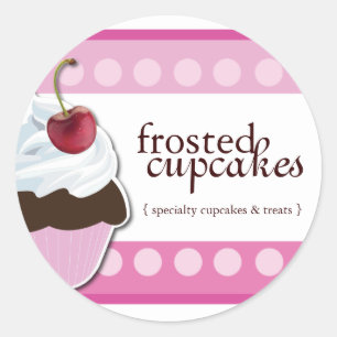 Cupcake Verpakking Stickers