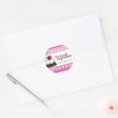 Cupcake Verpakking Stickers (Envelop)