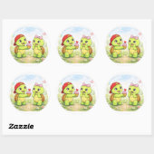 Cupcake Verrassing Ronde Sticker (Vel)