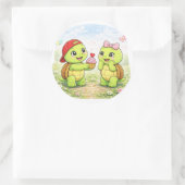 Cupcake Verrassing Ronde Sticker (Tas)