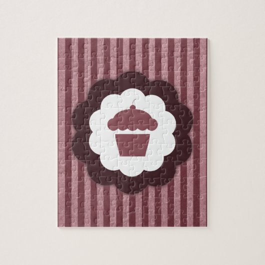 cupcake vintage legpuzzel (Verticaal)