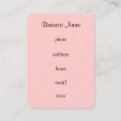 Cupcake Visitekaartje (Achterkant)