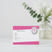 Cupcake Visitekaartje (Staand voorkant)