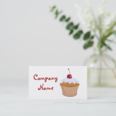 Cupcake Visitekaartje (Staand voorkant)