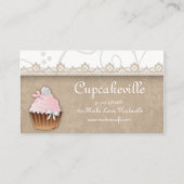 Cupcake Visitekaartje Lace (Achterkant)