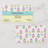 Cupcake-Visitekaartje Visitekaartje (Voorkant / Achterkant)