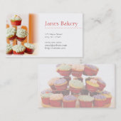 Cupcake-Visitekaartje Visitekaartje (Voorkant / Achterkant)