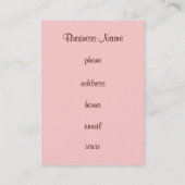 Cupcake-Visitekaartje Visitekaartje (Achterkant)