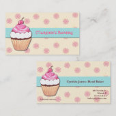 Cupcake-Visitekaartje Visitekaartje (Voorkant / Achterkant)