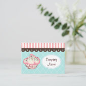 Cupcake-Visitekaartje Visitekaartje (Staand voorkant)