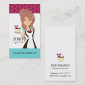 Cupcake-Visitekaartje Visitekaartje (Voorkant / Achterkant)